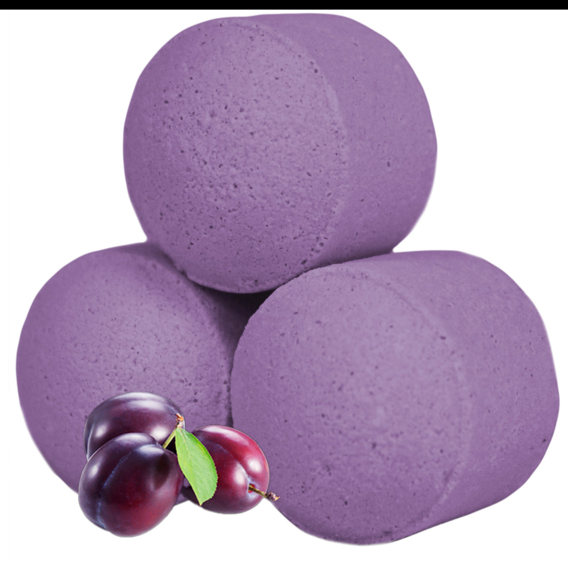 Mini bombe de bain prune givrée