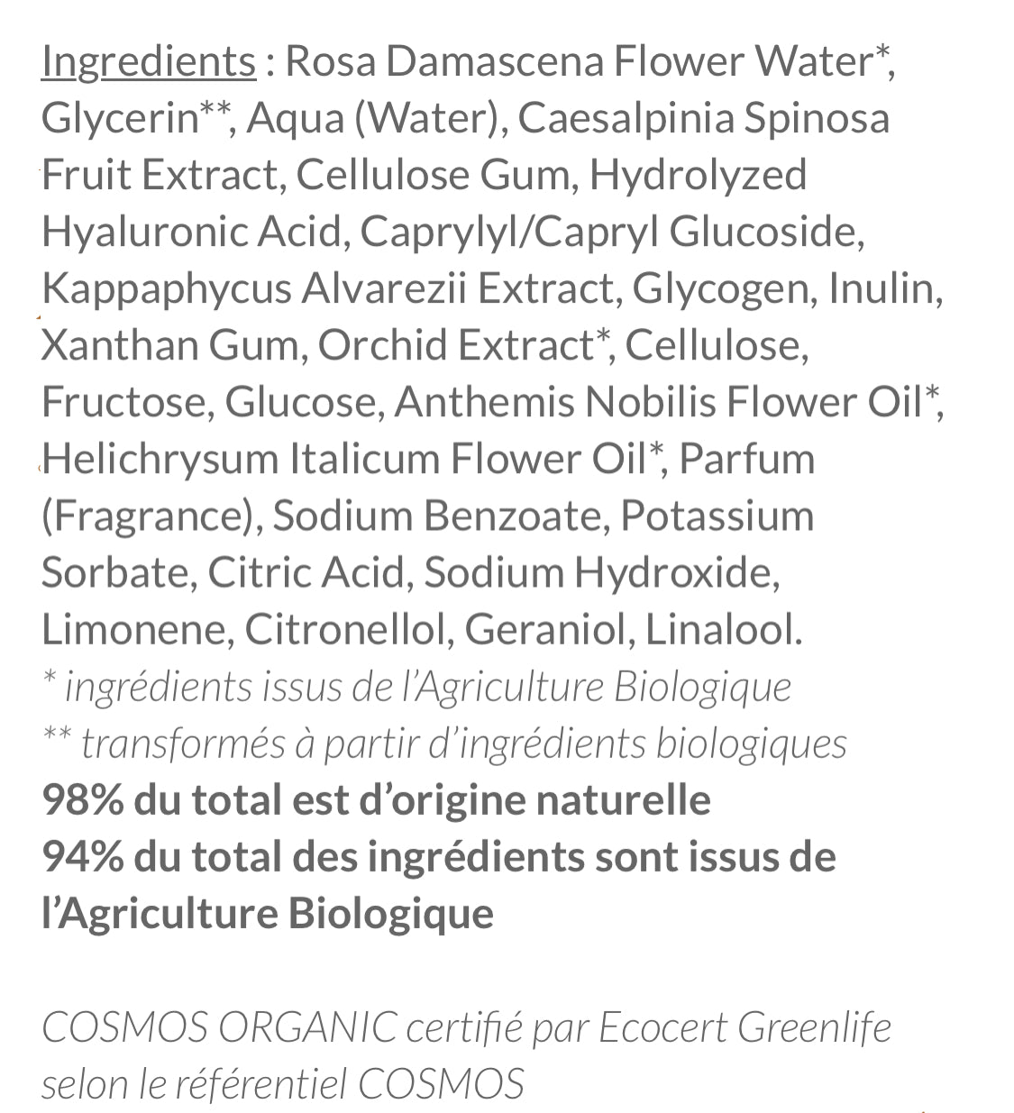 Concentré repulpant acide hyaluronique 🇫🇷
