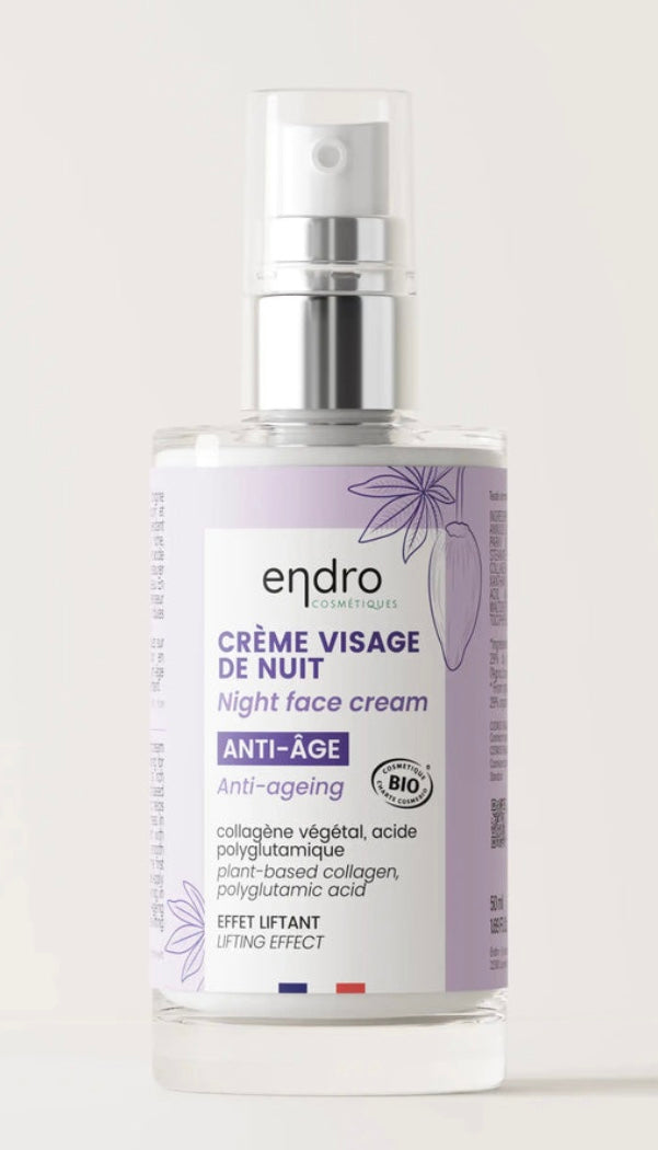Crème de nuit régénérante au collagène 🇫🇷