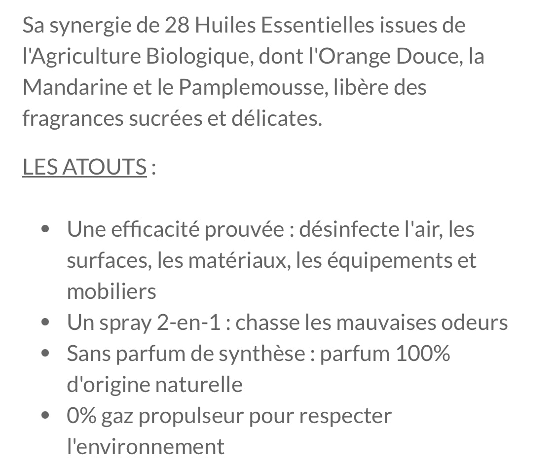 Spray agrumes 🇫🇷