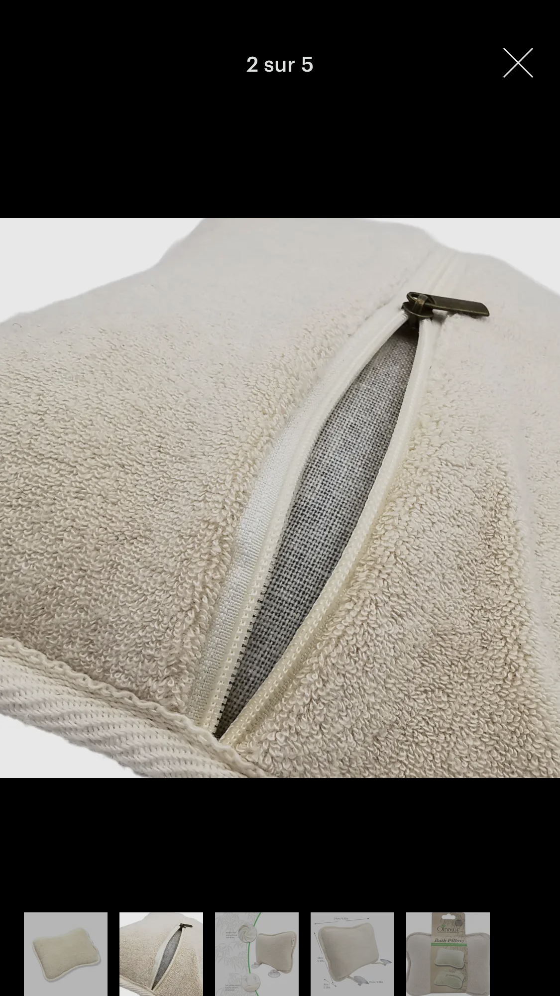 Oreiller de bain