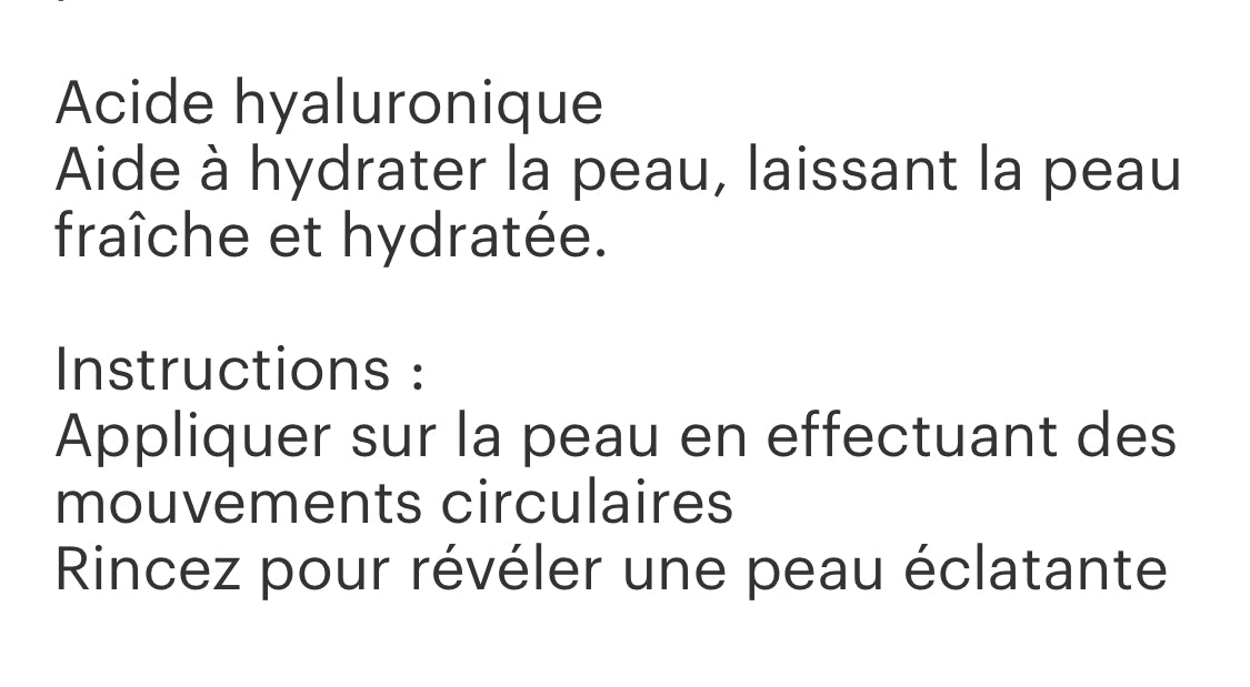 Gommage corps camomille et Ylang Ylang