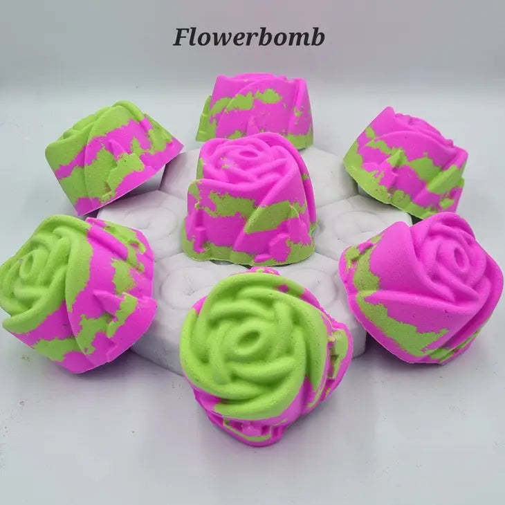 BOMBE DE BAIN ROSE PARFUM FLOWER