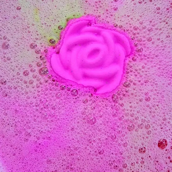 BOMBE DE BAIN ROSE PARFUM FLOWER