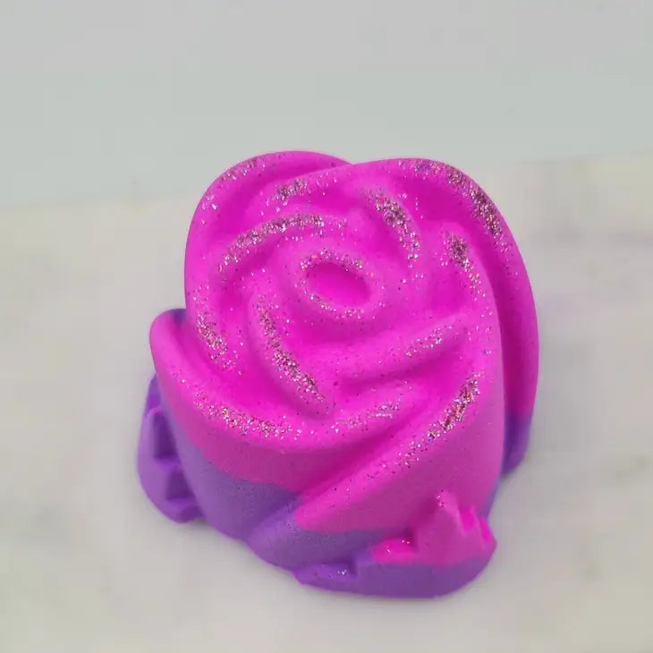BOMBE DE BAIN ROSE PARFUM LICORNE