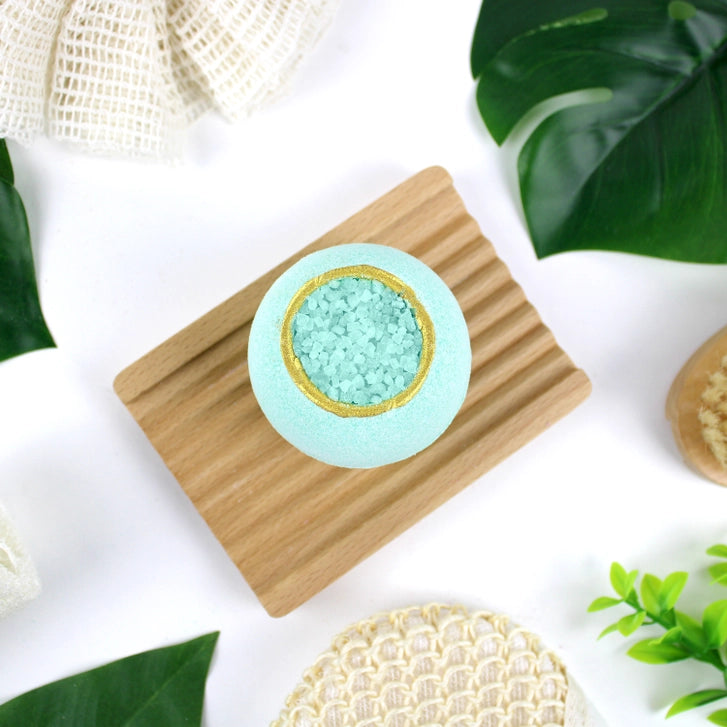 BOMBE DE BAIN AVEC CRISTAUX MONOI