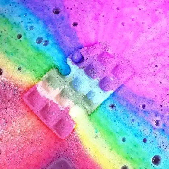 BOMBE DE BAIN GAUFFRE RAINBOW