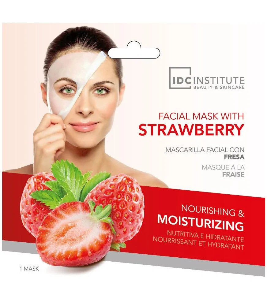MASQUE VISAGE A LA FRAISE HYDRATANT